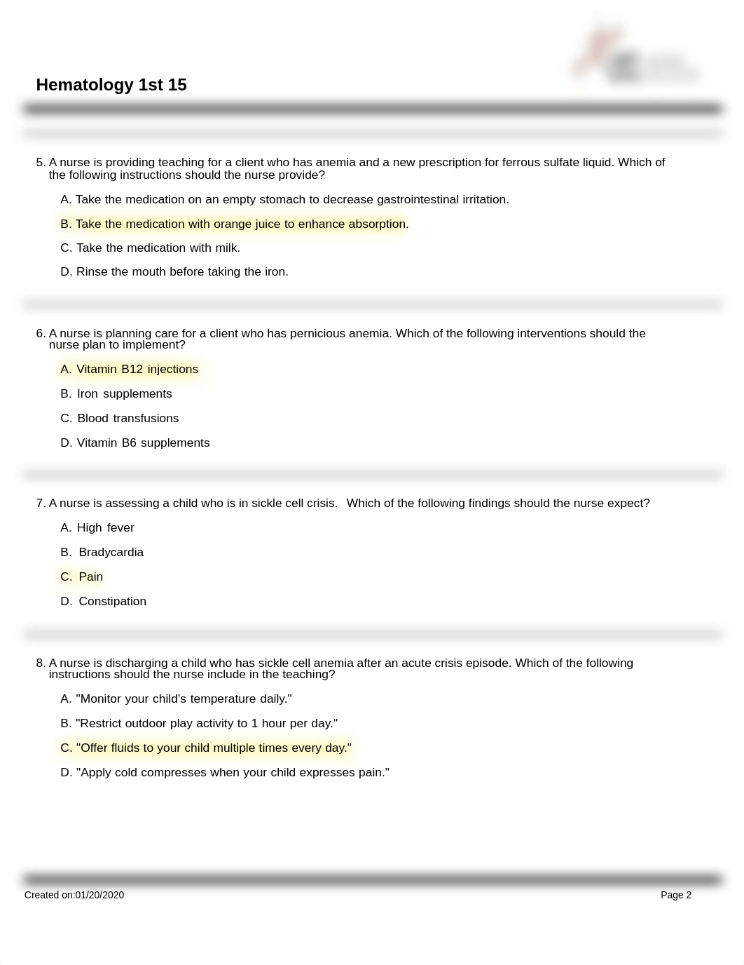 1st 15 STUDENT hematologic.pdf_dpgv6wv3mte_page2