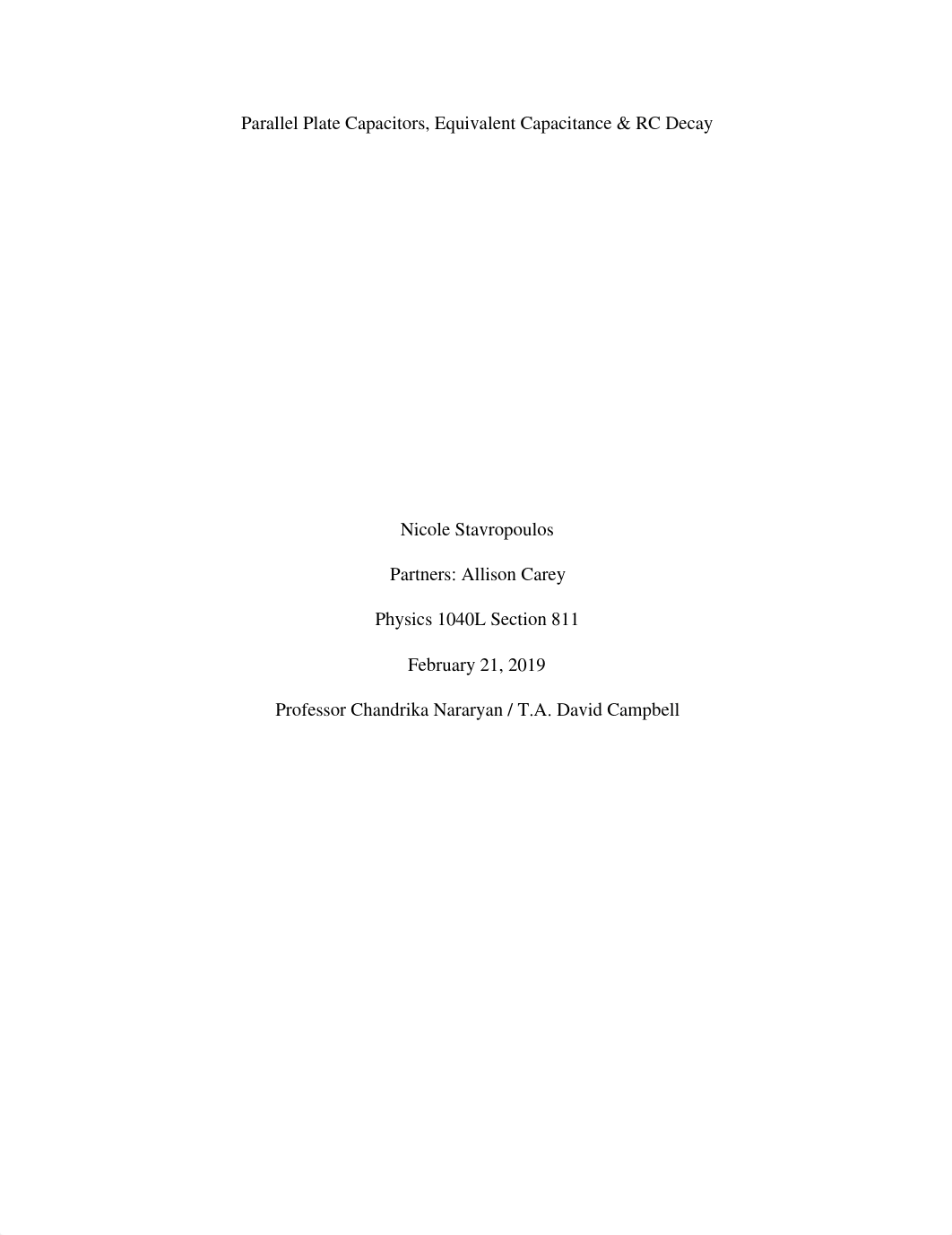 Lab Report #2- Parallel Plate Capacitors.docx_dpgvblwo3hi_page1