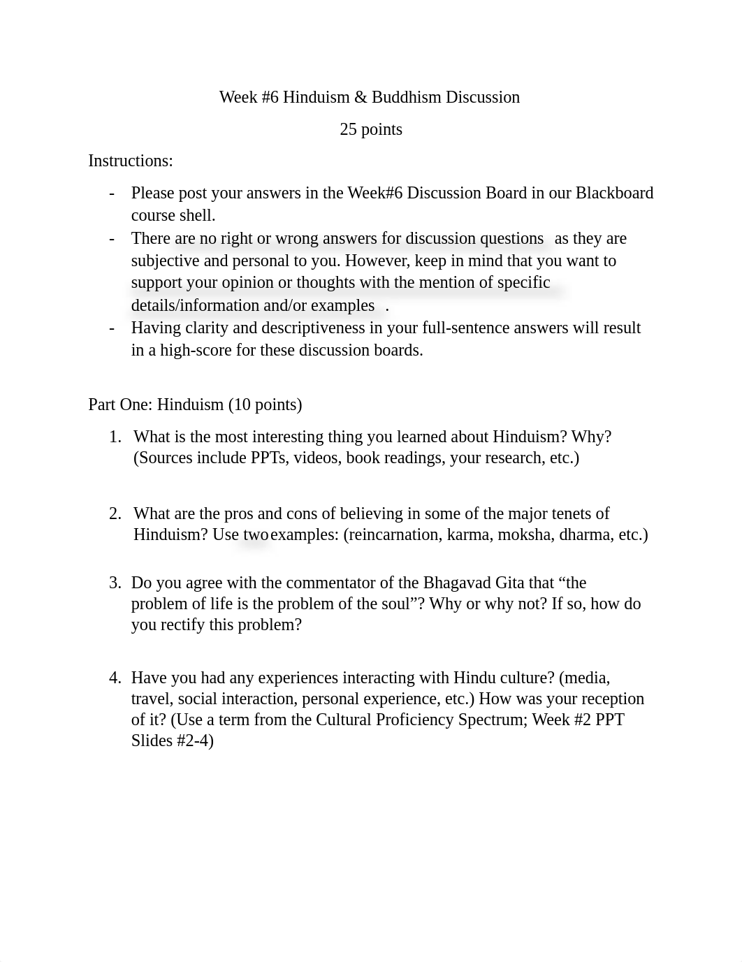 Week #6 Hinduism & Buddhism Discussion Questions UP.docx_dpgyno9hkq6_page1