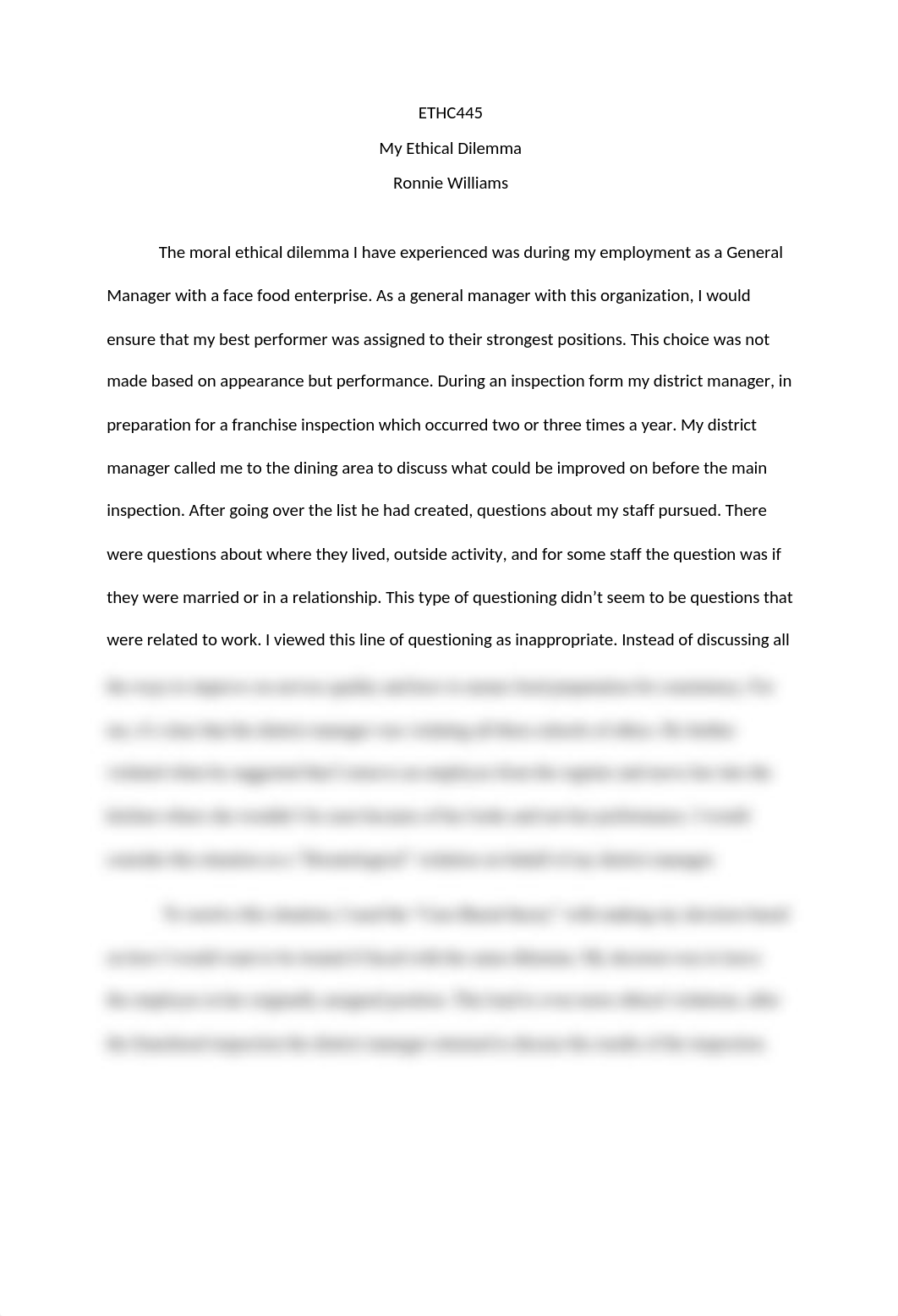 ETHC 445 Week 1 Ethical Memoir.docx_dph0v0duab8_page1