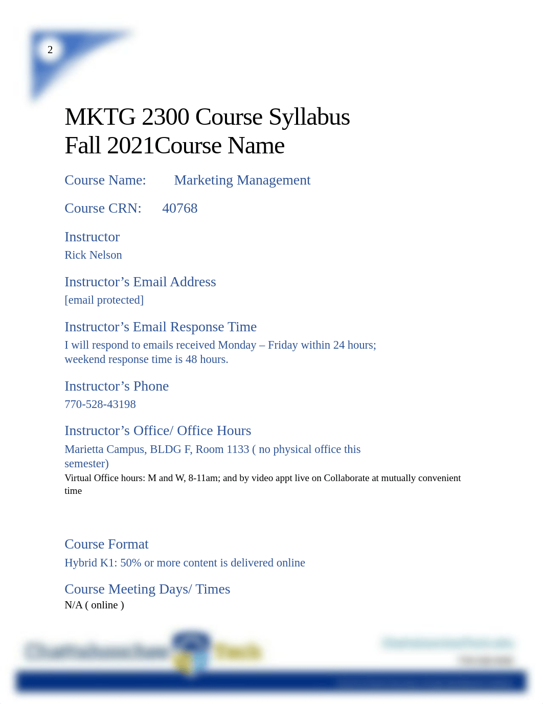 MKTG 2300 Syllabus Spring 2022 CRN 40768 R Nelson .docx_dph4xozxzpm_page1