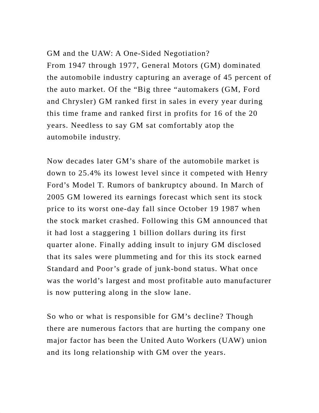 GM and the UAW A One-Sided NegotiationFrom 1947 through 1977, Ge.docx_dphdhw06lte_page2