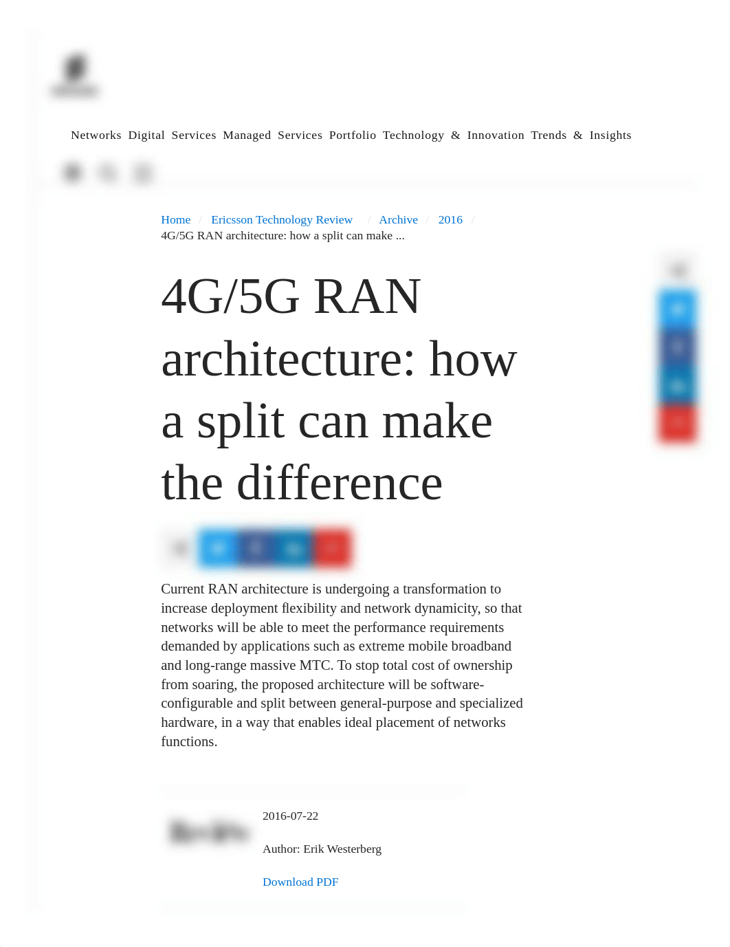 4G_5G RAN architecture_ how a split can make the difference - Ericsson Technology Review.pdf_dphoh9j5qfg_page1