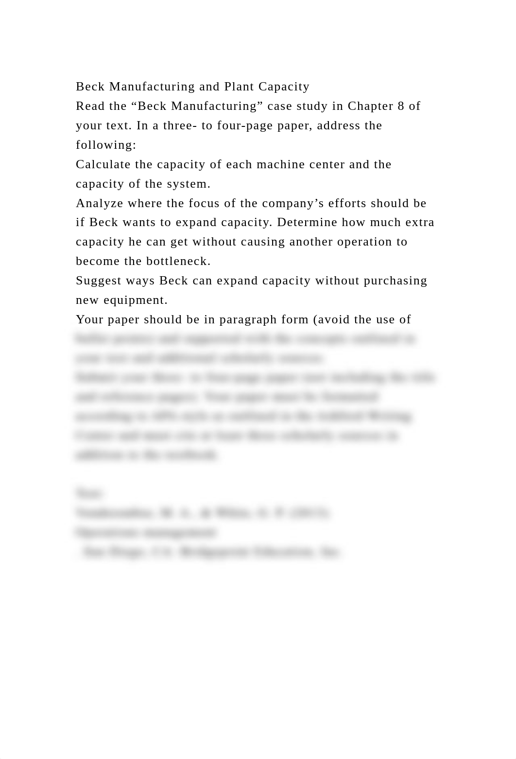 Beck Manufacturing and Plant CapacityRead the "Beck Manufacturing".docx_dphqj1snde7_page2