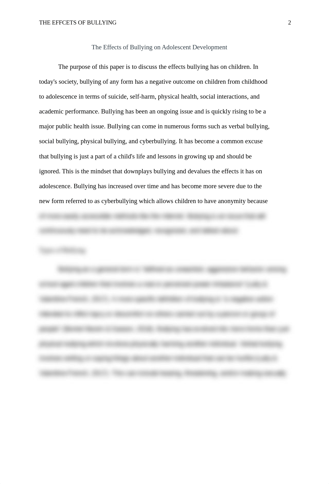 The Effects of Bullying on Adolescent Development 1st draft.docx_dphuhb6zb4x_page2