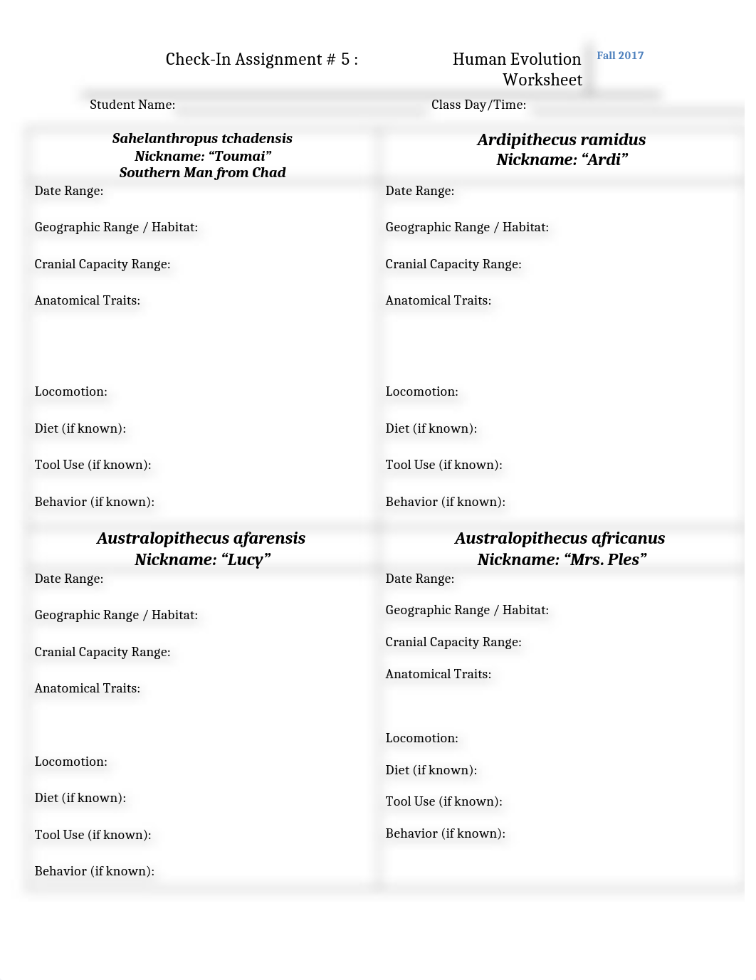 ANTH 101_Check-In Assignment #  5 (Human Evolution Worksheet).docx_dphxq96mbc6_page1