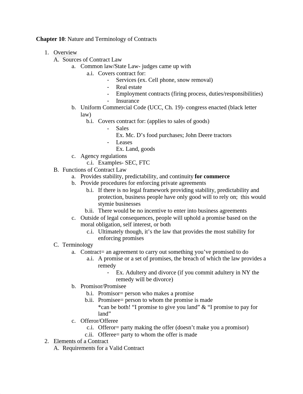 Business Law- Chapter 10 Notes_dpiozi6f6ud_page1