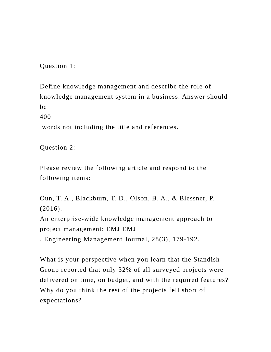 Question 1Define knowledge management and describe the role.docx_dpirxr3r1hn_page2