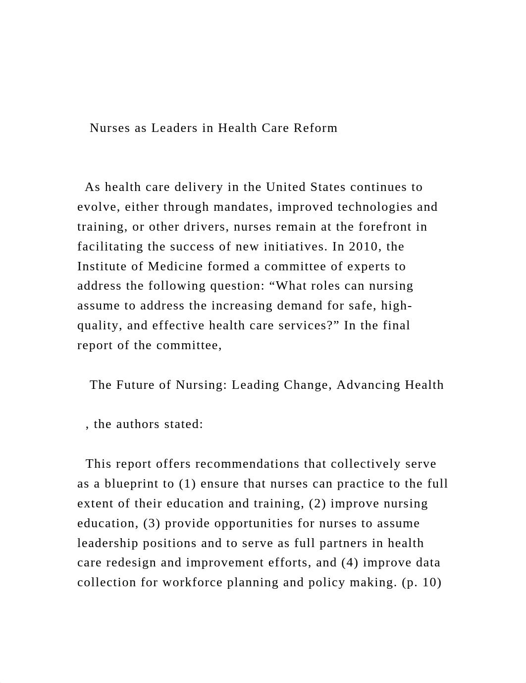 Nurses as Leaders in Health Care Reform    As health care .docx_dpj7i6n4cby_page2