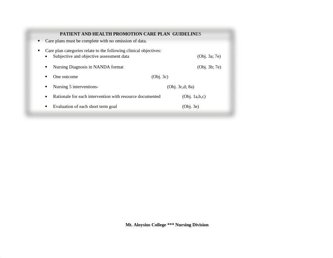 NU 240  Health Promotion Care Plan with Guidelines.docx_dpjanbdleme_page1