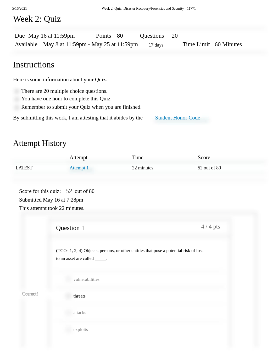 Week 2_ Quiz_ Disaster Recovery_Forensics and Security - 11771.pdf_dpkct65e28g_page1