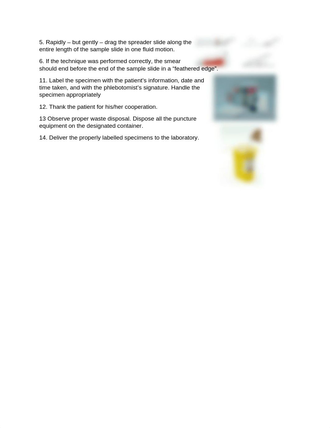 PROCEDURE MAKING for CAPILLARY PUNCTURE with BLOOD SMEAR and FILLING OF CAPILLARY TUBES..docx_dpkg1ldja0t_page2