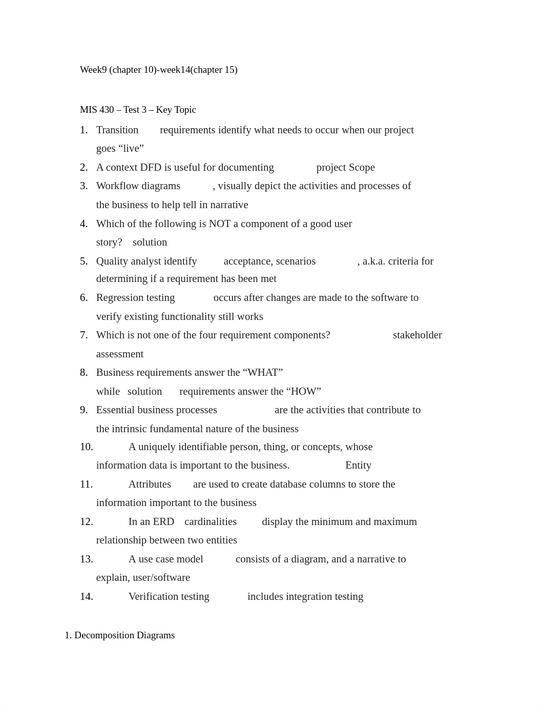 MIS 430 Test 3 Key Topics.docx_dpkiy5nr2pe_page1