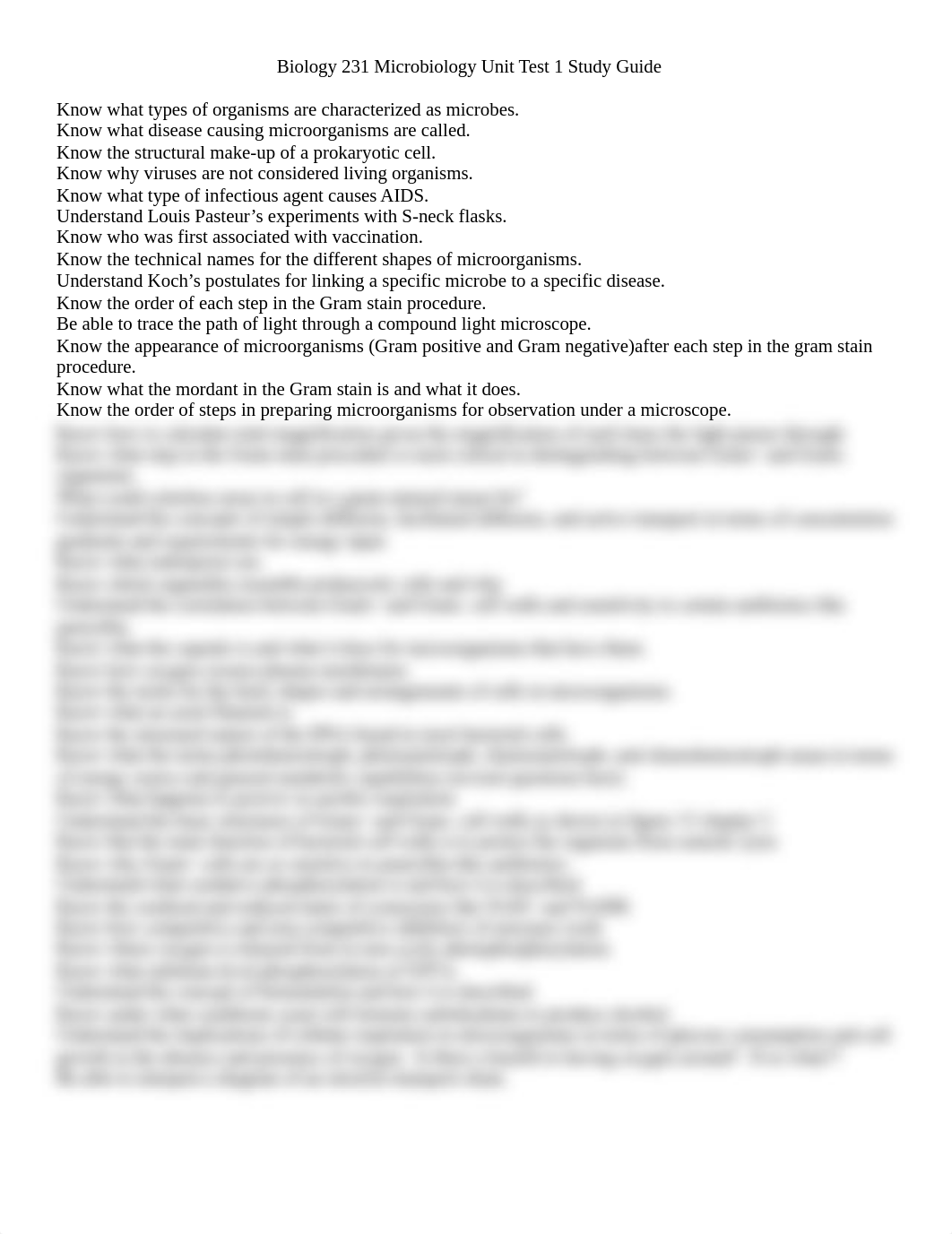 Biology 231 Microbiology Unit Test 1 Study Guide (3).doc_dpkuo6rperz_page1