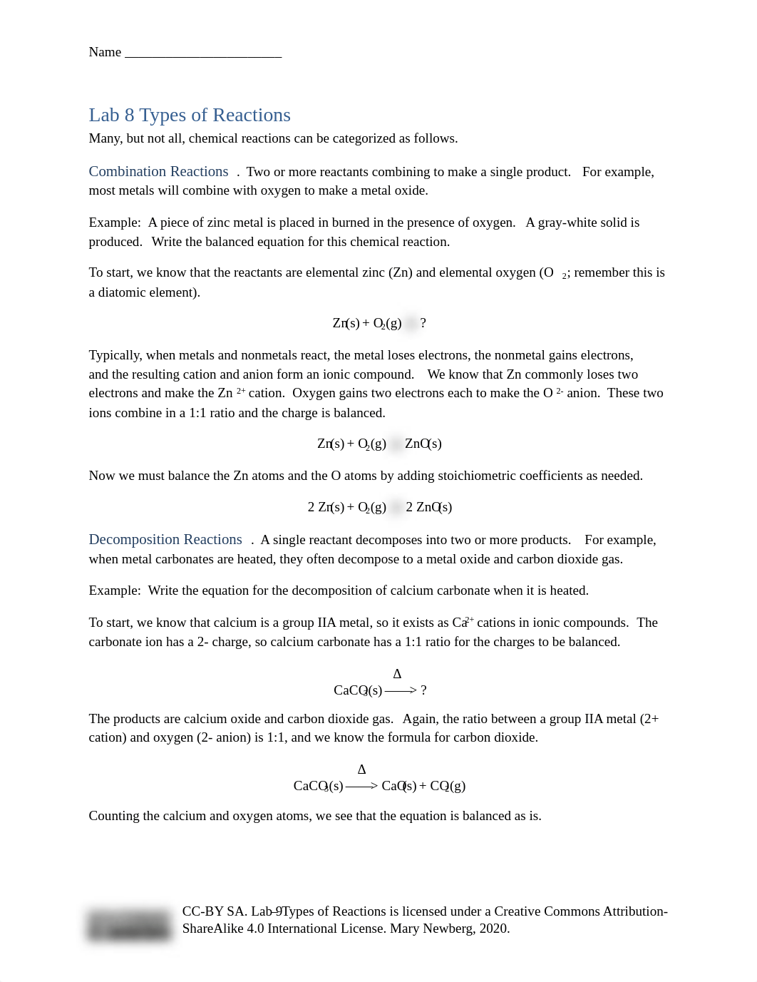 Lab 8 Types of Reactions .pdf_dpl15jplm7x_page1