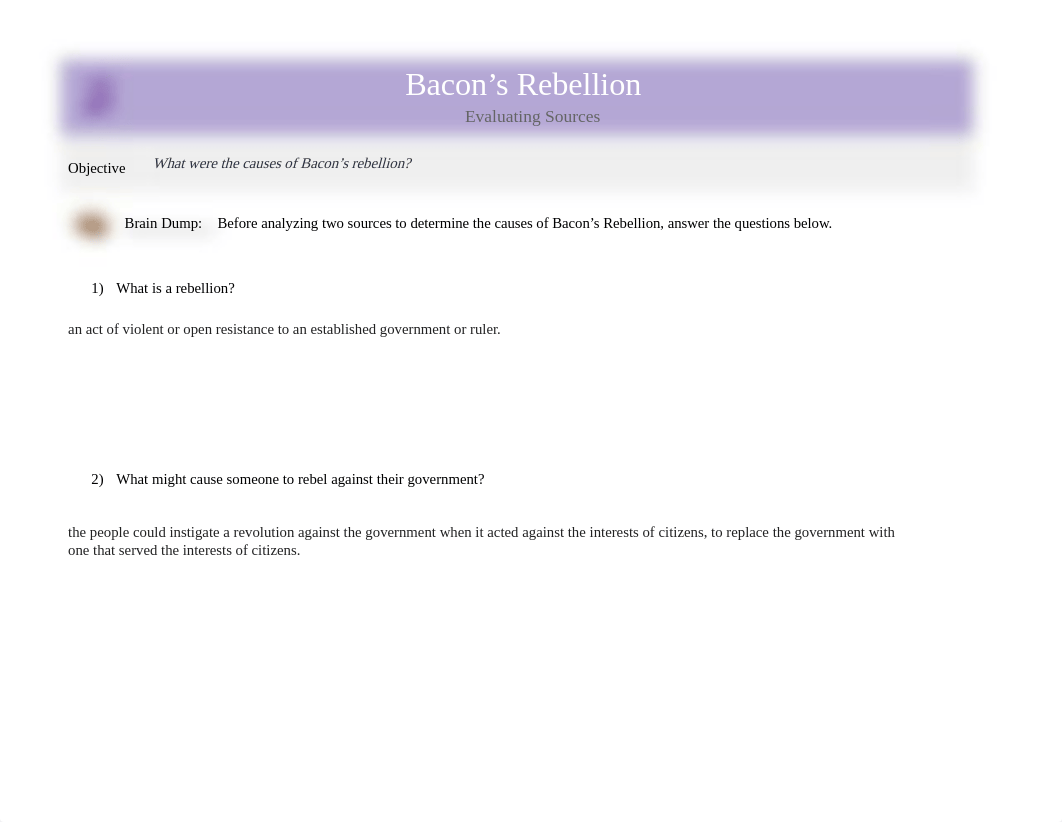 CESAR BRAVOPERALTA - Evaluating Sources-Bacon's Rebellion .docx_dpl90ih8pq8_page1