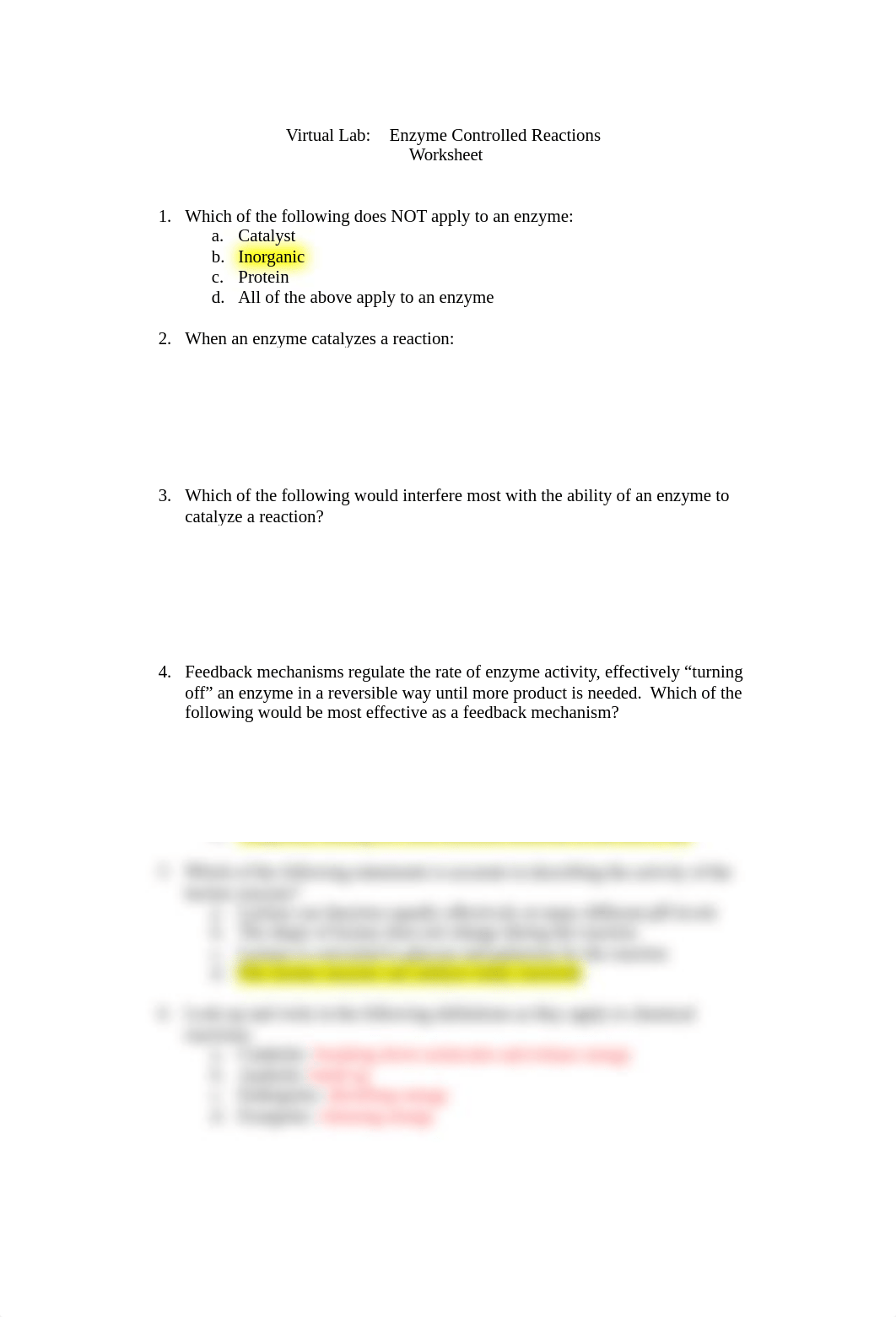 Enzyme Controlled Reactions Worksheet.doc_dpl964w6jsg_page1