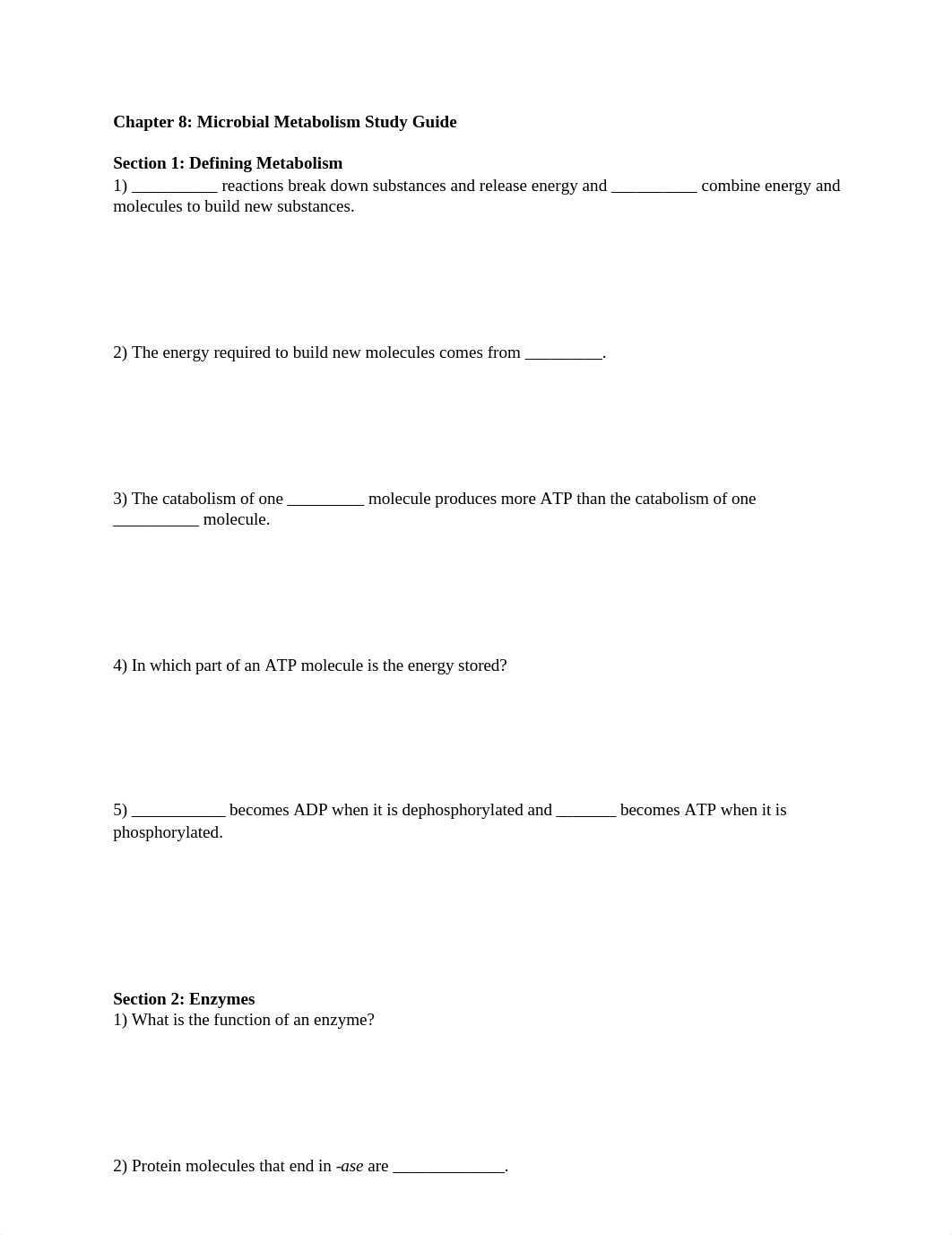 Chapter 8 Microbial Metabolism Study Guide.docx_dplel2n0nwx_page1