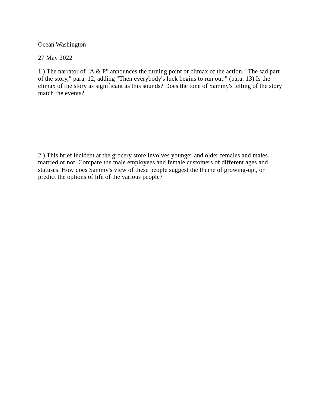 Critical Thinking Questions for John Updike's A & P.docx_dplxh1qwxx8_page1