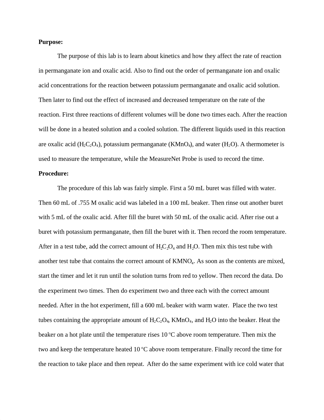 Studying the Rate of the Reaction of Potassium Permanganate and Oxalic Acid_dplz2fh8laz_page2