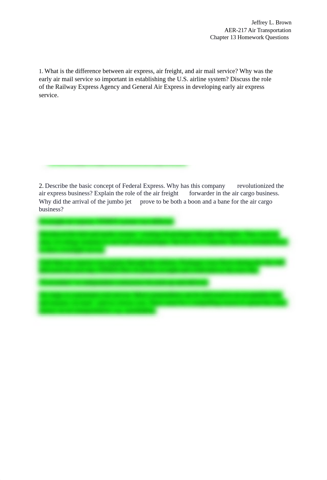 AER-217 Air Transportation Chapter 13 Homework.docx_dpm2mkbxnu1_page1