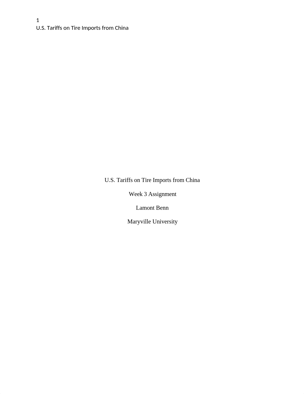 Tariffs on Tires Wk 3 Assignment.docx_dpm638kvh3x_page1