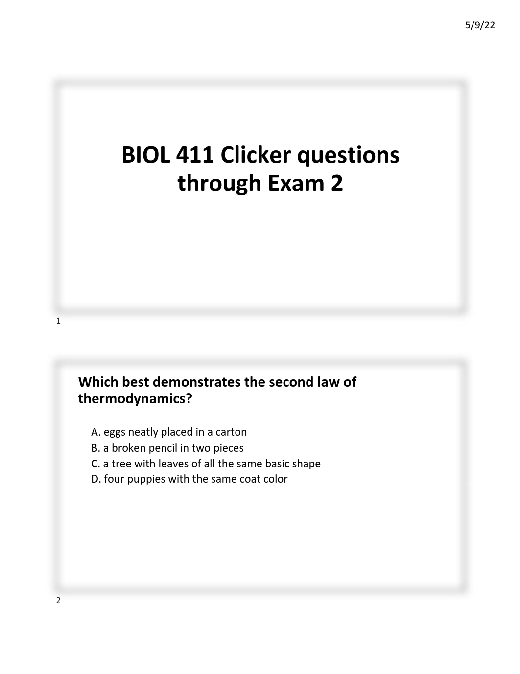 BIOL 411 Clicker questions through Exam 2.pdf_dpmcwsr5yp2_page1