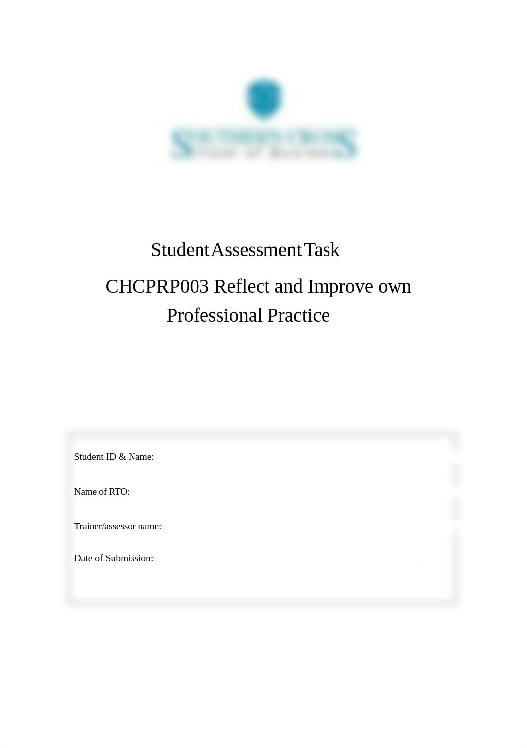 CHCPRP003 Student Assessment Tasks - Ans (1).docx_dpmdi6kao1s_page1