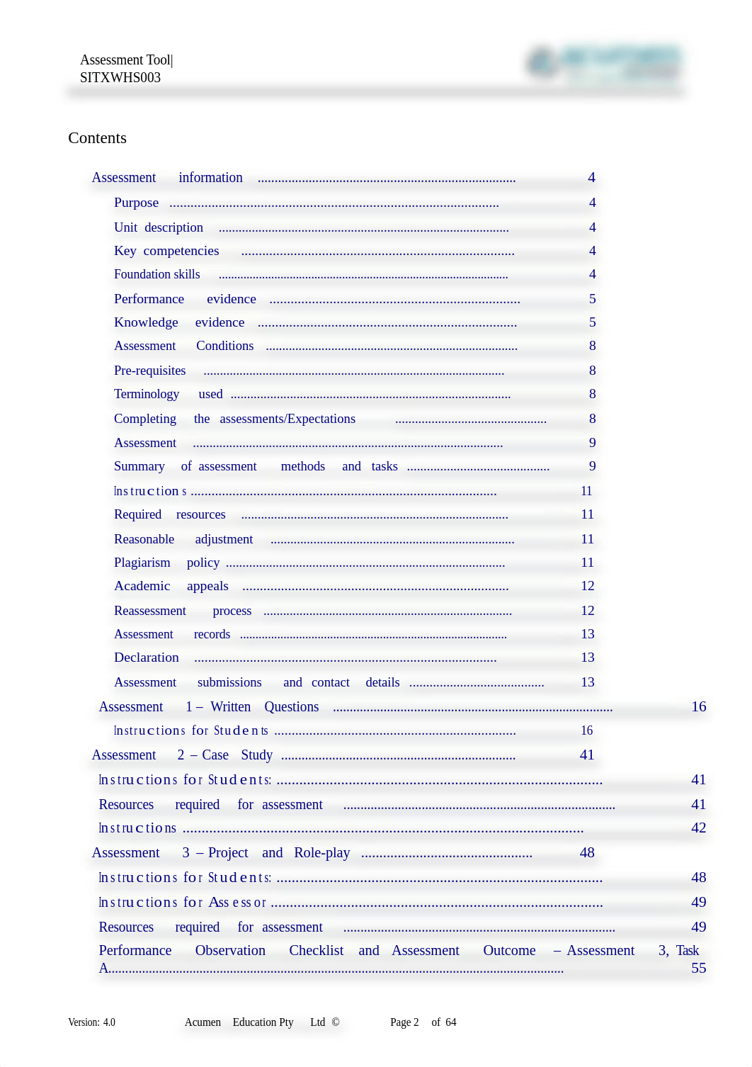 U32 - SITXWHS003 Student Version.docx_dpmes02nct5_page2