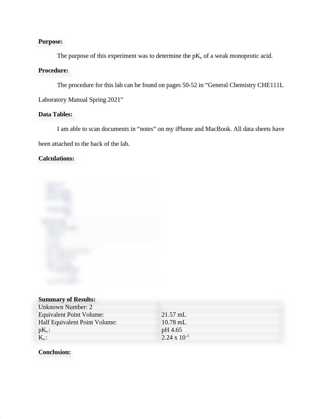 Chemistry 111 Lab 7; Determination of the acid ionization constant K .docx_dpmultn2w29_page2