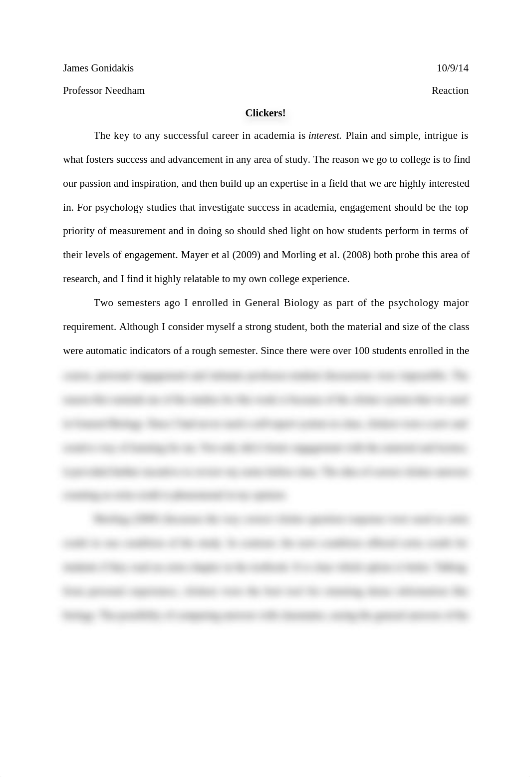 Reaction Paper to Empirical Articles Regarding Personal Response Systems and Student Performance_dpmywqws7hp_page1