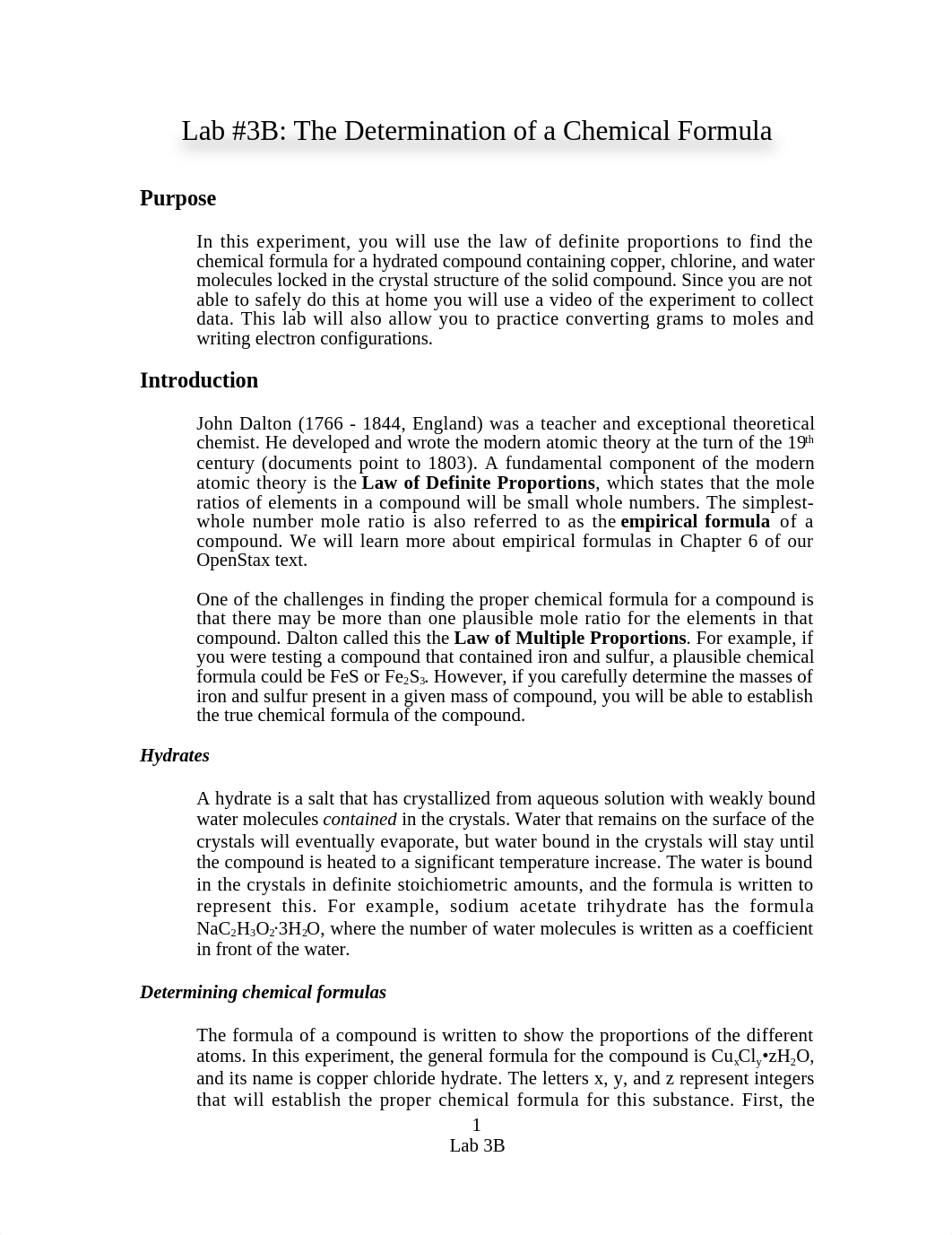 Madison Thomas Chem 1711-91 Online Lab-3B Determination of Chemical Formula .docx_dpn8ix0qgvq_page1