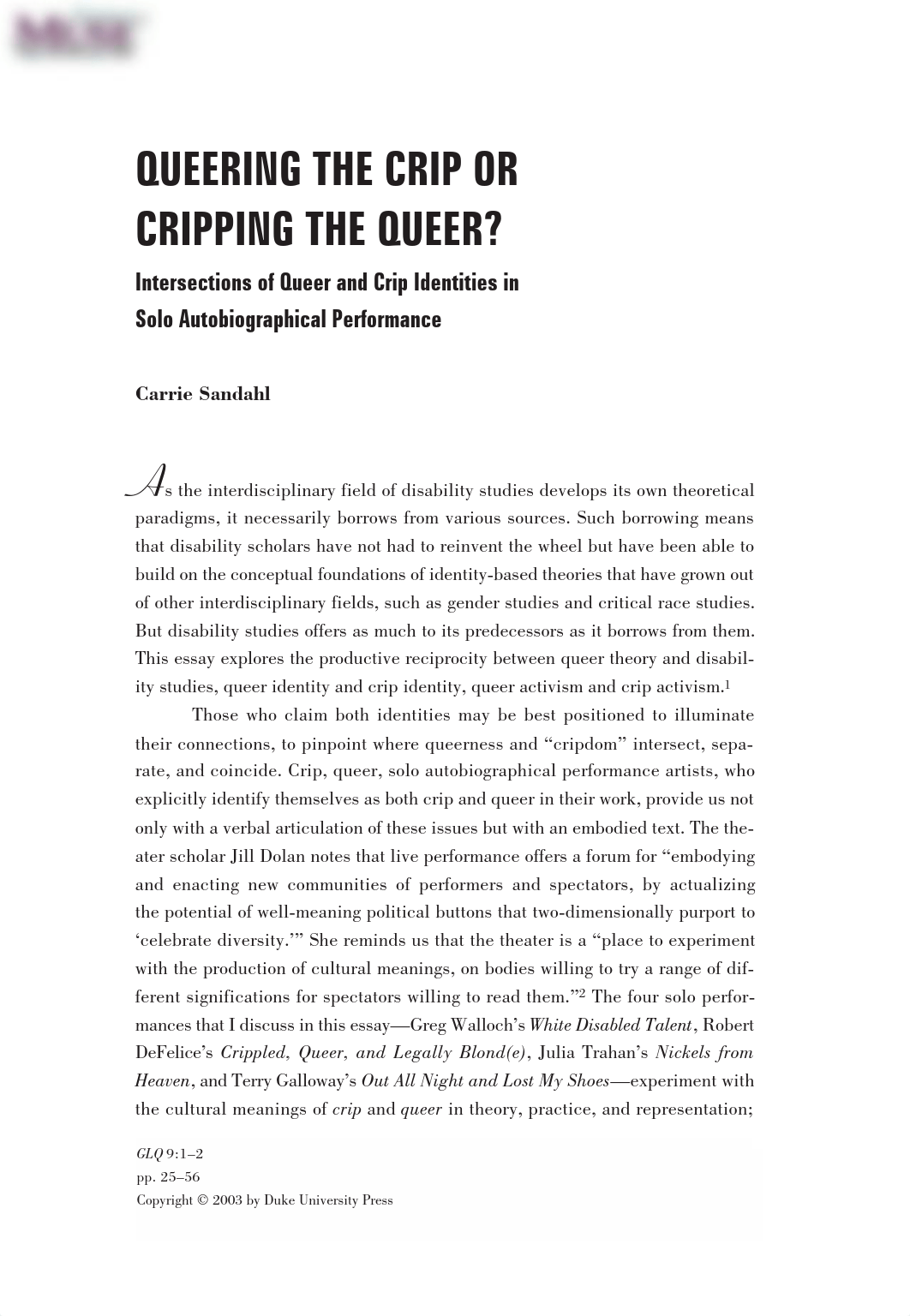 Queering the crip_sandahl_dpnlyeaw75e_page1