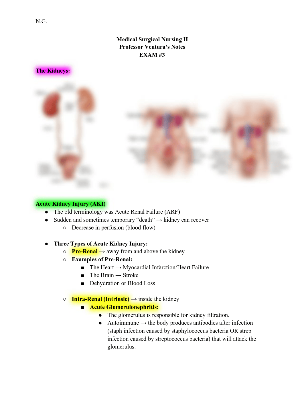 Med-Surg II - Exam #3 Notes (1).pdf_dpnmvkhyp8r_page1