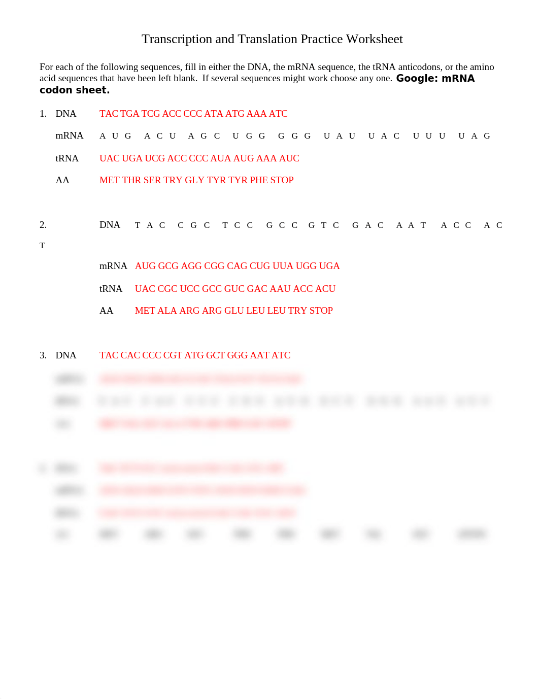 Transcription and translation practice worksheet.doc_dpnqikqu5fh_page1