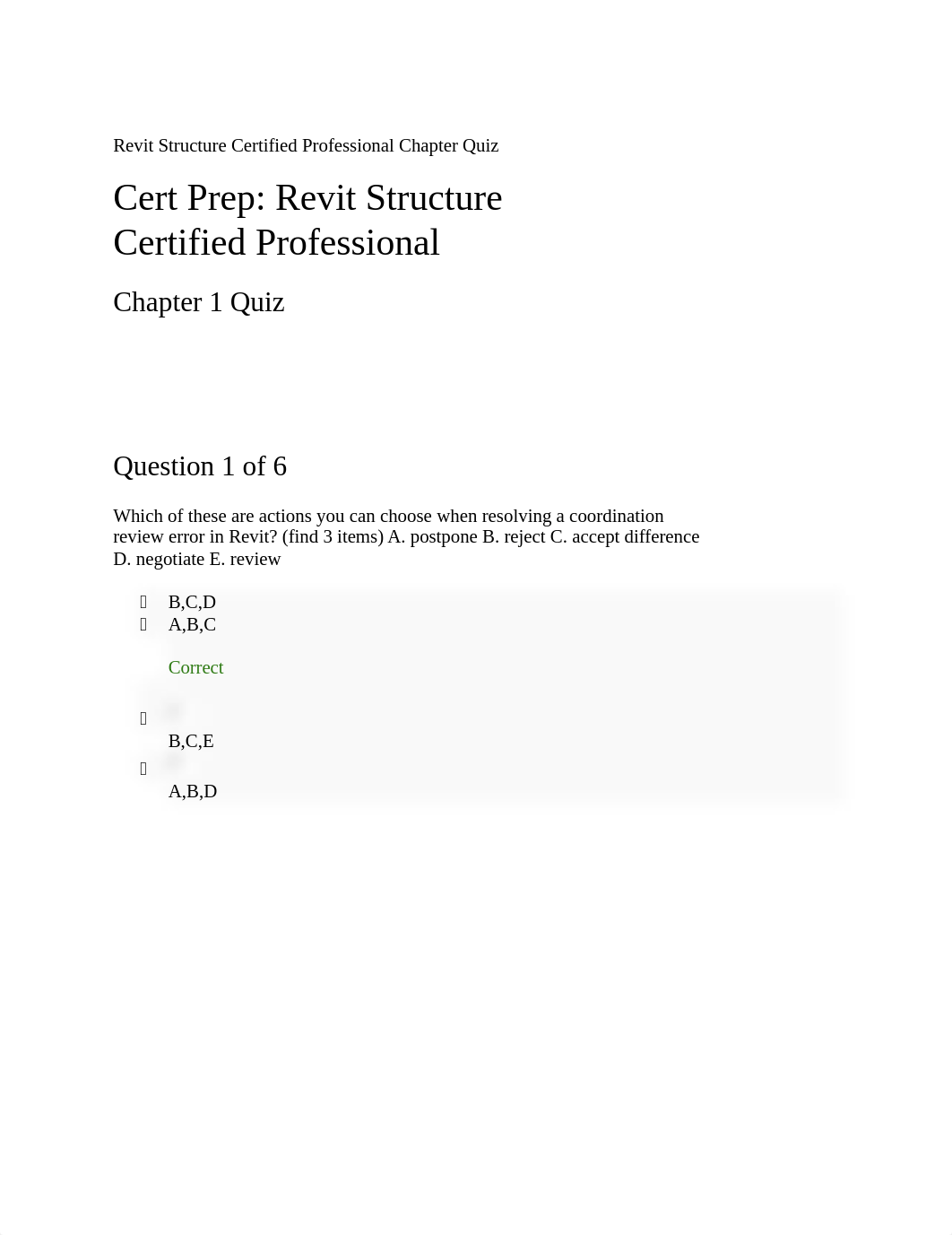 Revit Structure Certified Professional Chapter 1 Quiz.docx_dpo0y96xa2o_page1