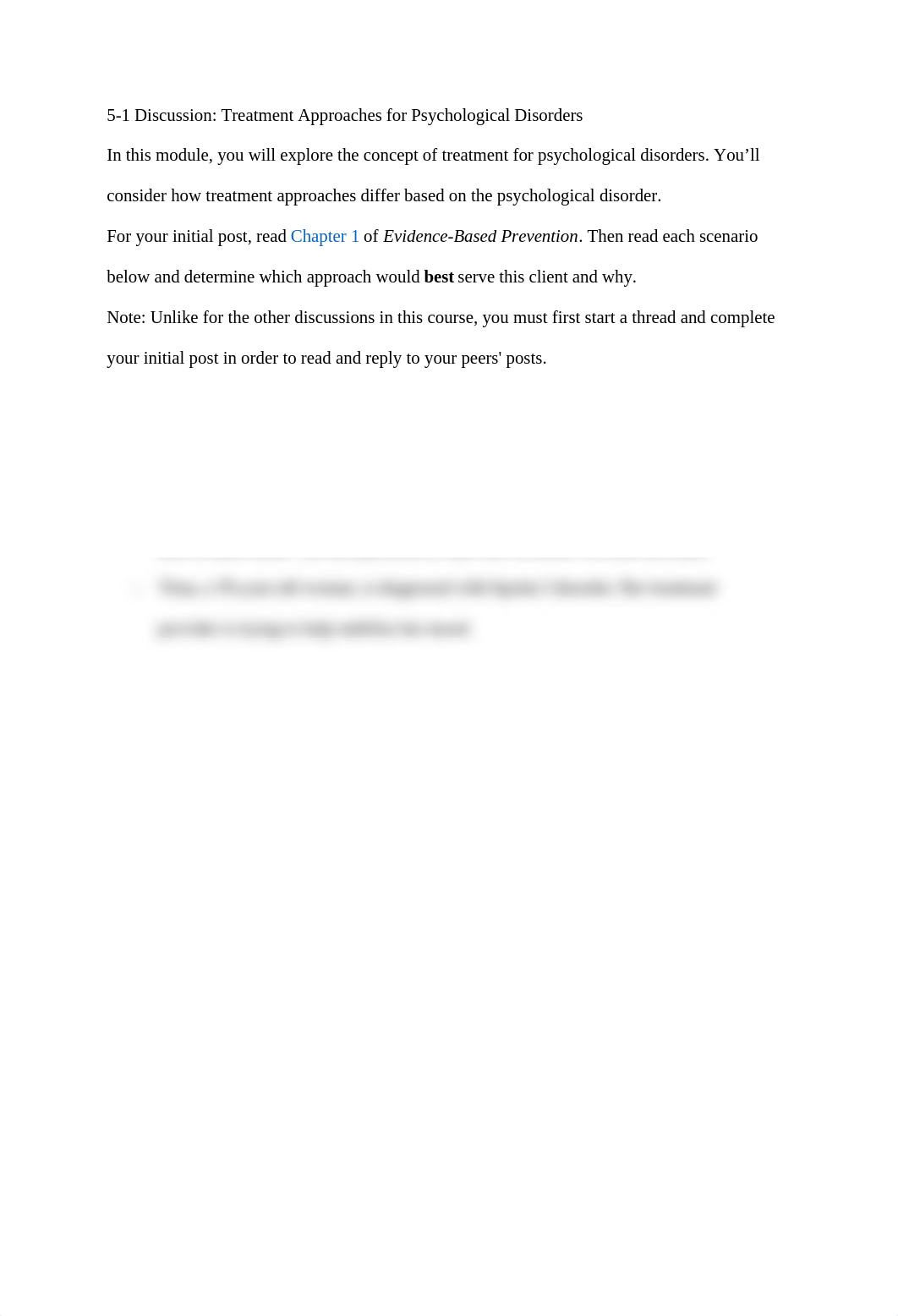 5-1 discussion treatment approaches for psychological disorders.docx_dpo1iyor0gz_page1