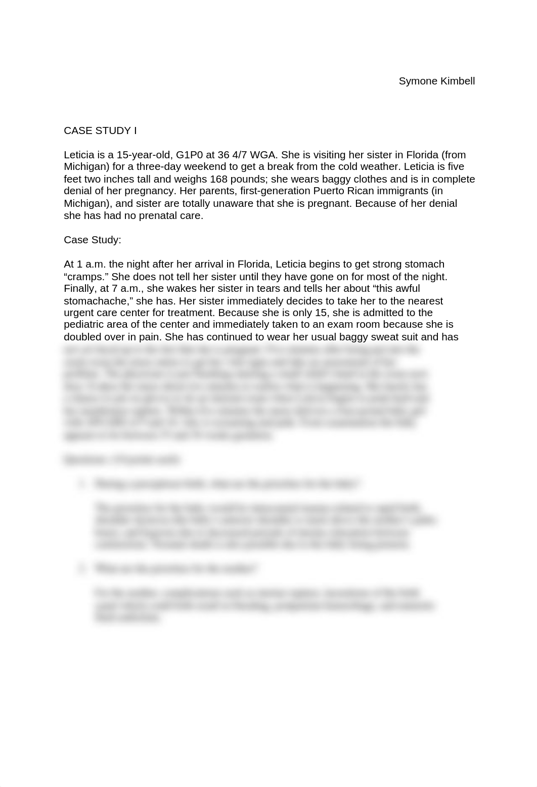 Labor & Delivery Case Study Symone Kimbell.docx_dpo7ojiysqy_page1