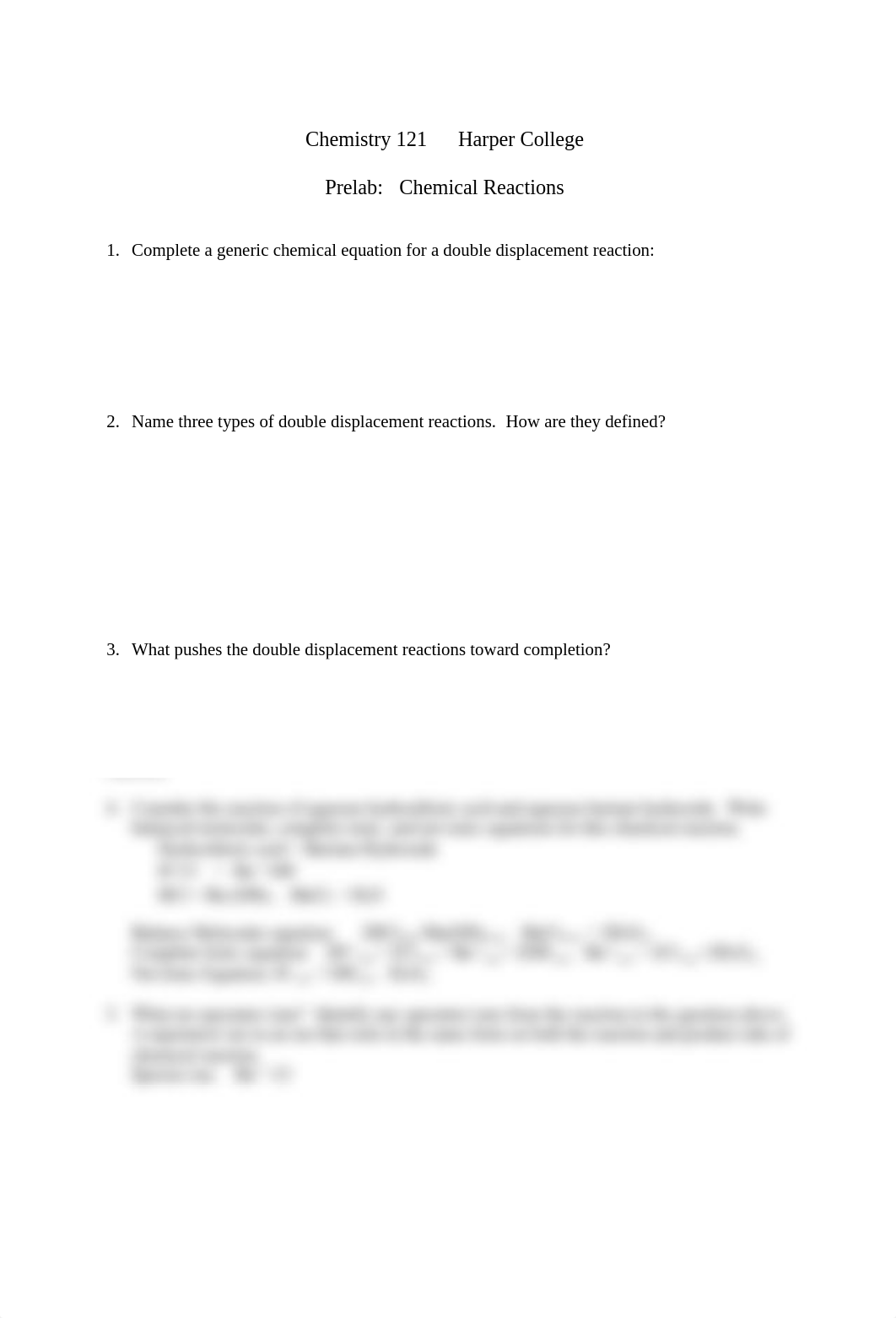 Prelab, Chemical Reactions, F18.docx_dpoiwzgvdzj_page1