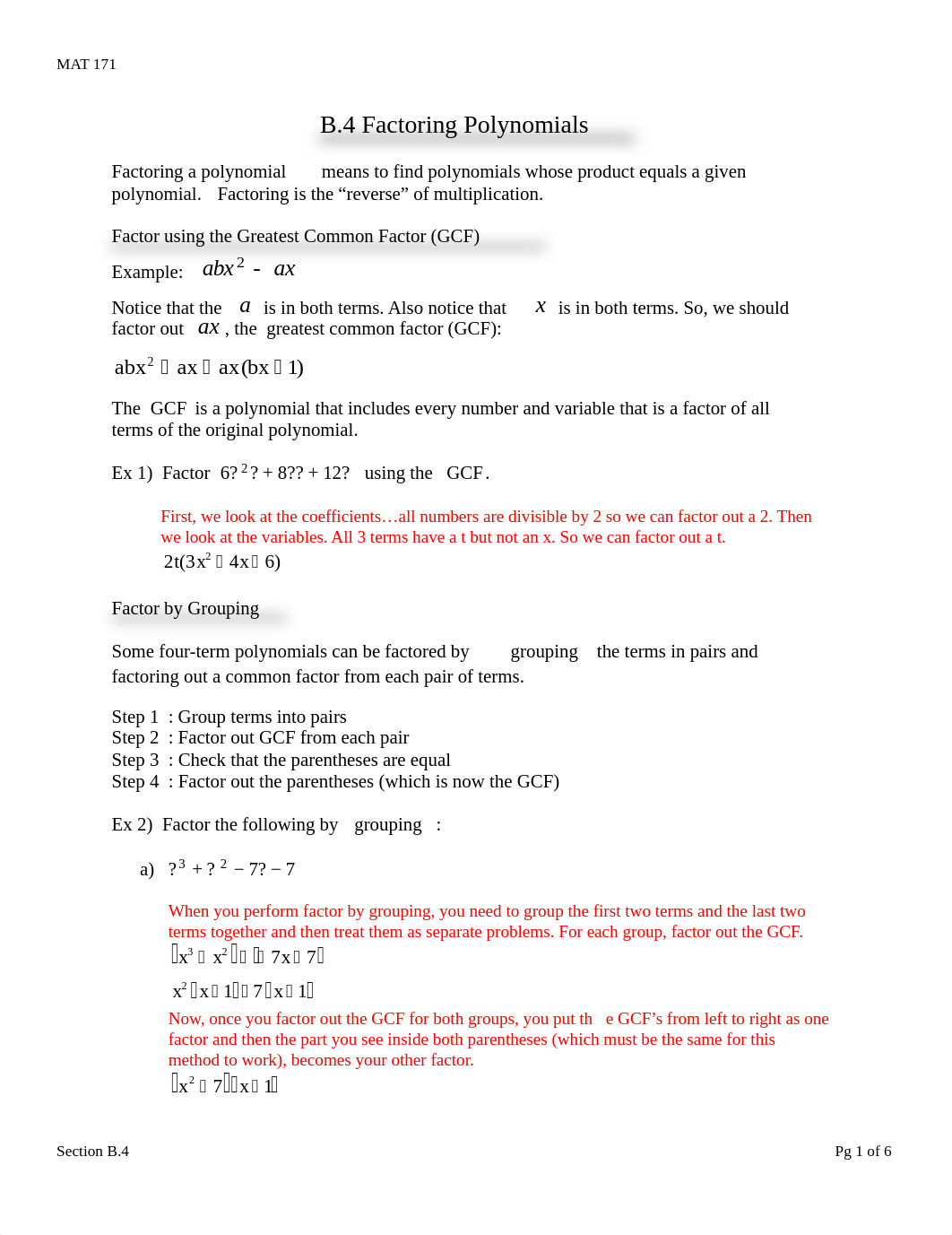 Section B.4 Notes - Factoring Polynomials.pdf_dposdykinq7_page1