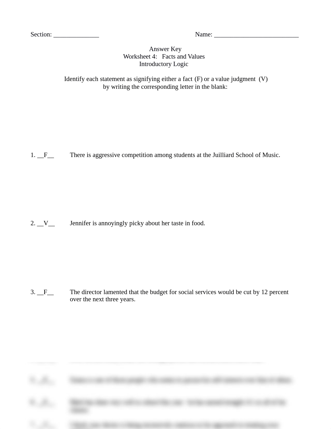 PHI 120 Intro to Logic - Worksheet 3 - Answer Key.docx_dpp45ikpf42_page1