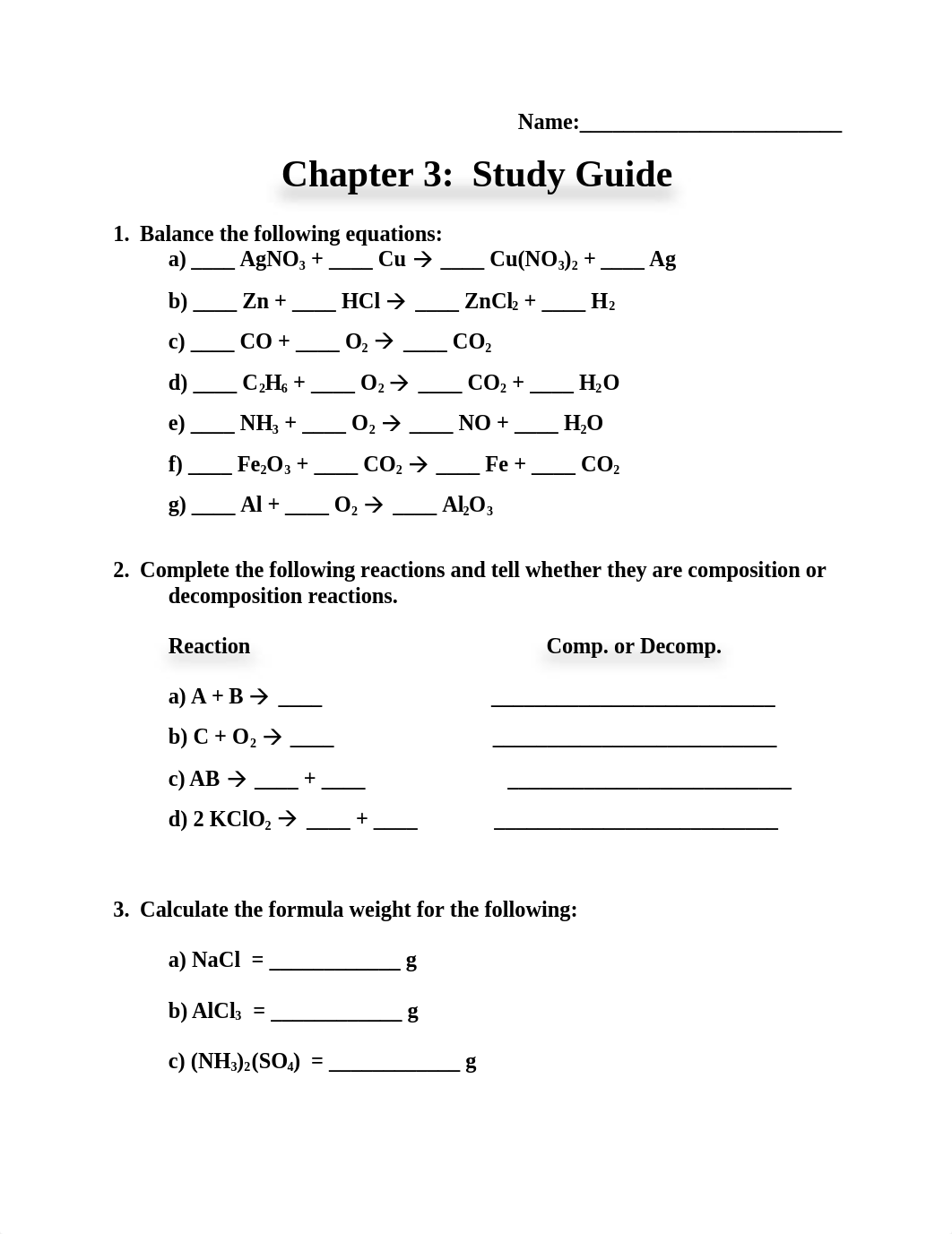 Gen Chem Chapter 3 Study Guide_dpp7feybbi3_page1