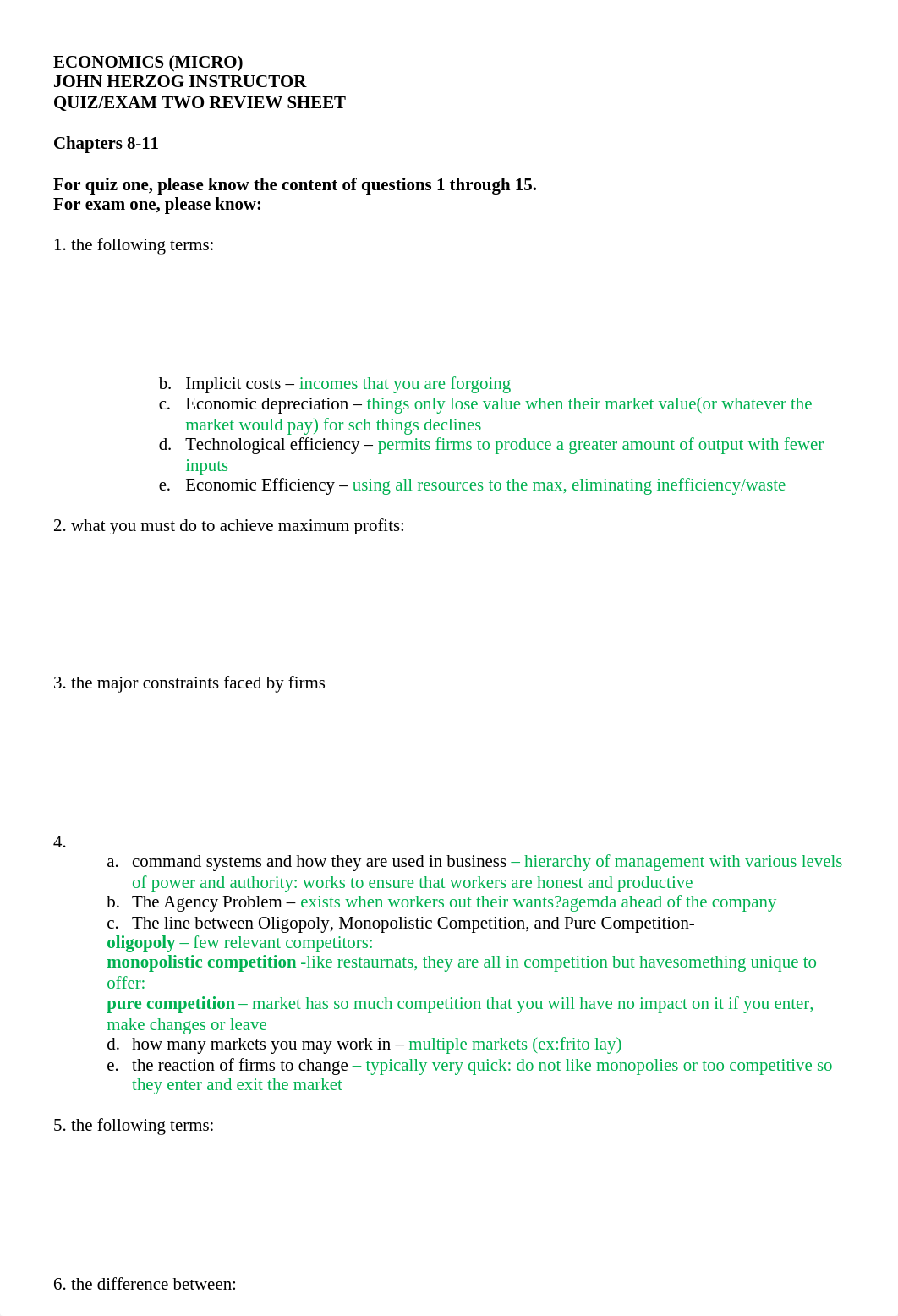 Economics _Micro_ Quiz 2 and Exam 2 Review Sheet.docx_dppoka3u8i9_page1