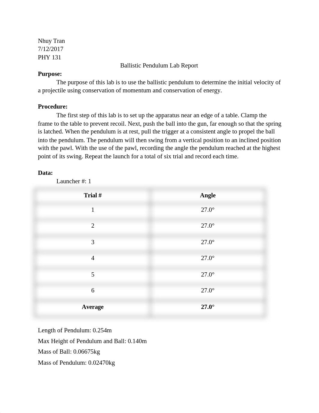 Ballistic Pendulum Lab Report_dpppowzyph0_page1