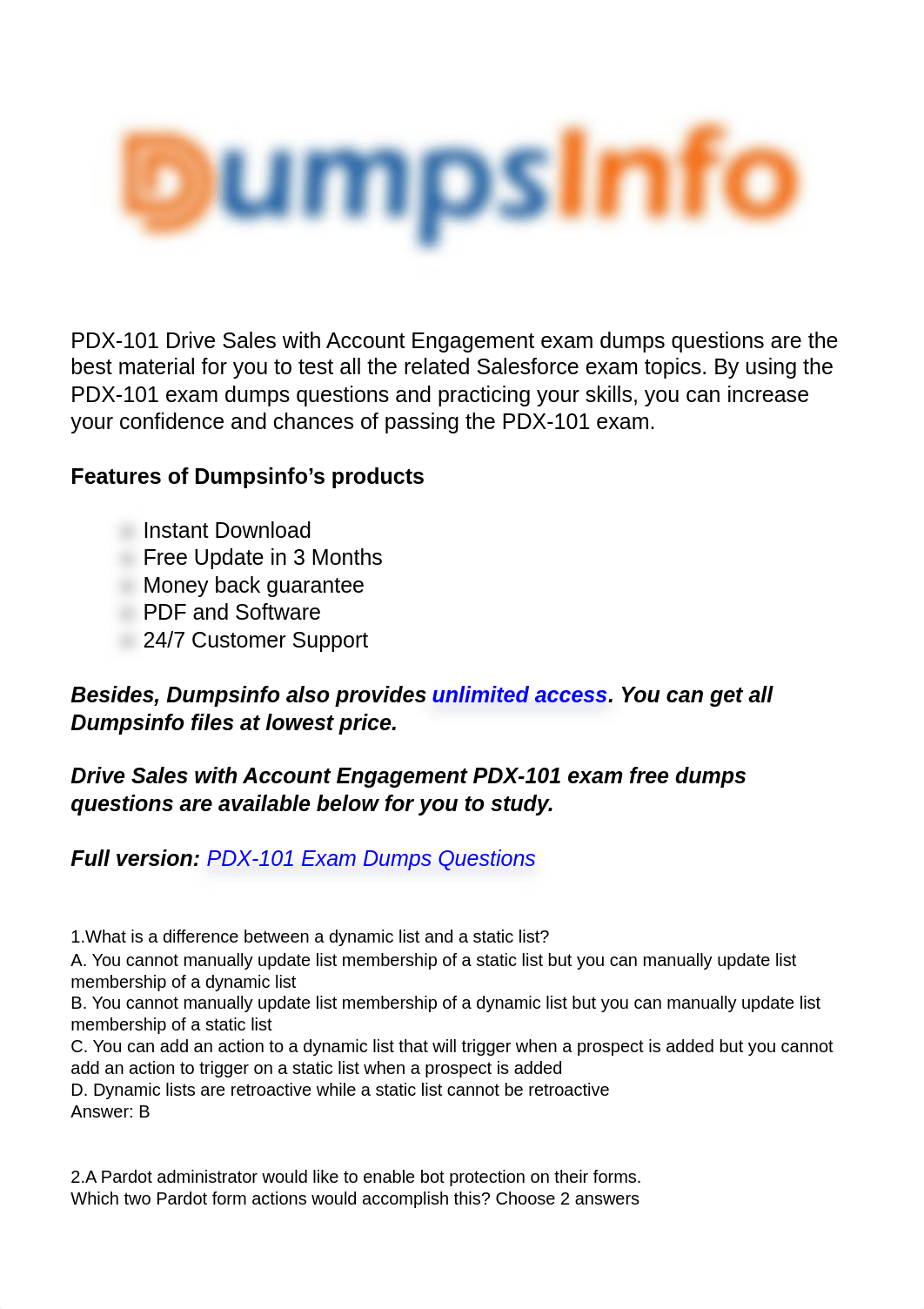 PDX-101 Drive Sales with Account Engagement Real Dumps.pdf_dppr03v0yfj_page1