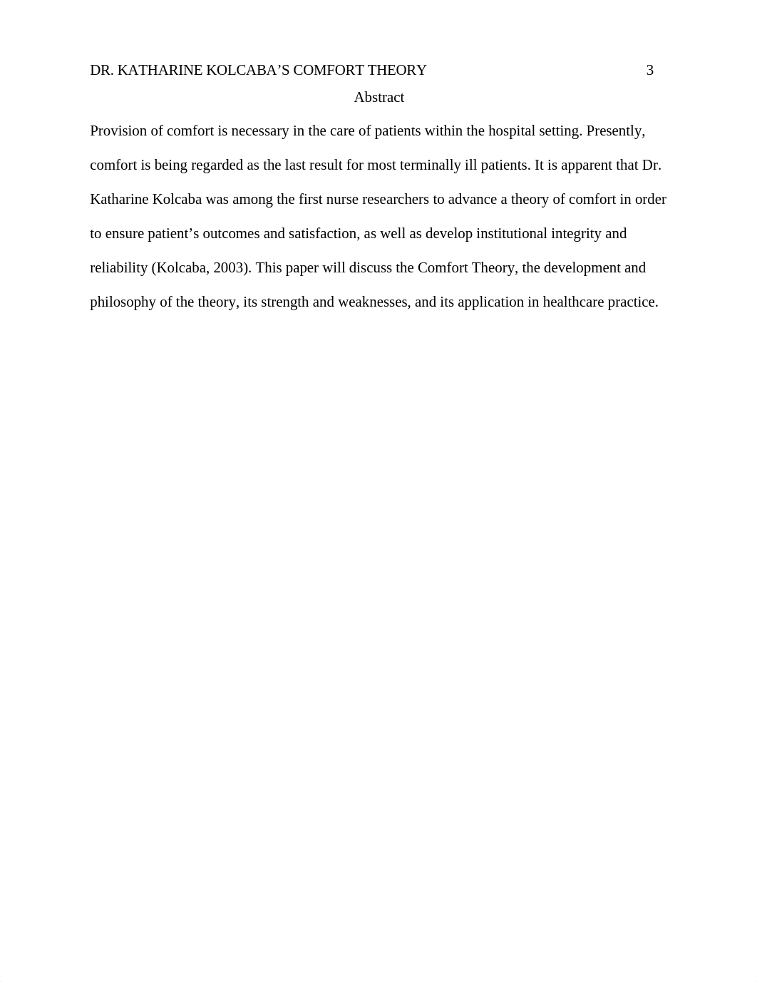 APA Dr. Katharine Kolcaba's Comfort Theory.docx_dppr751xrm7_page3