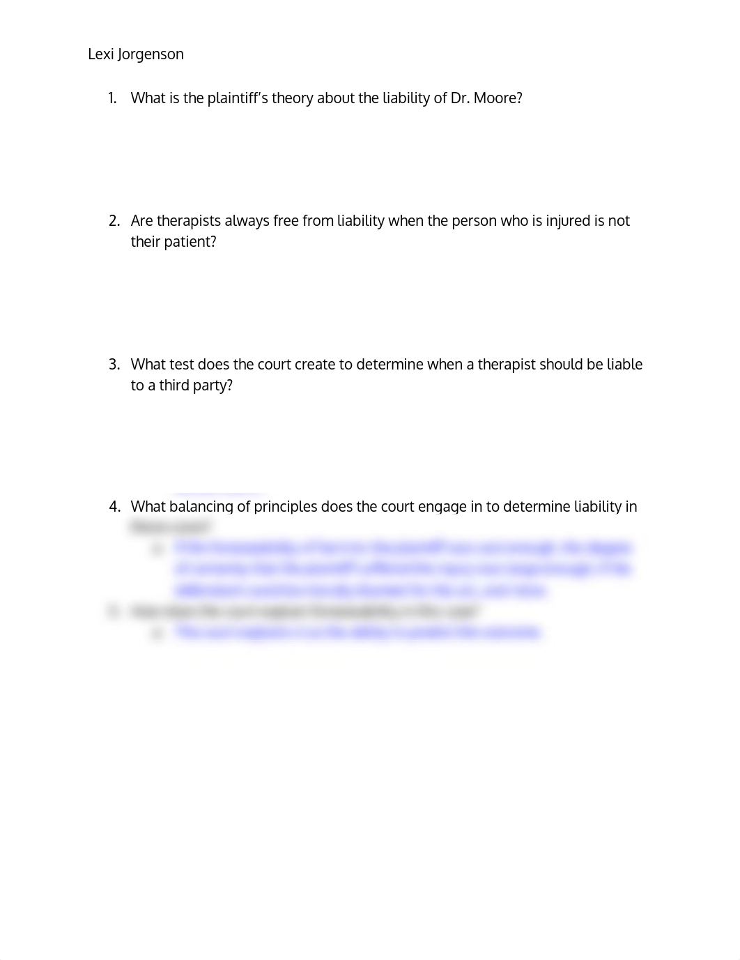 Lexi Jorgenson - Tarasoff v. Regents of University of California Questions (1).docx_dppzxh8wn8g_page1