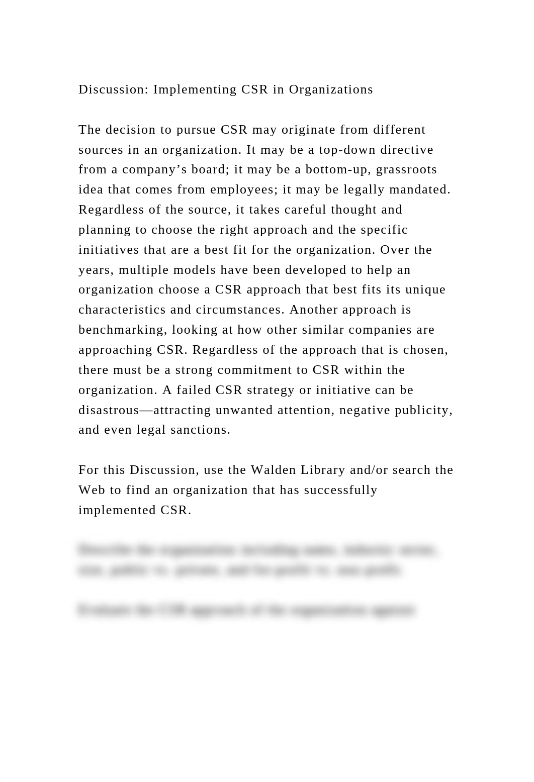 Discussion Implementing CSR in OrganizationsThe decision to pur.docx_dpq6iue7301_page2