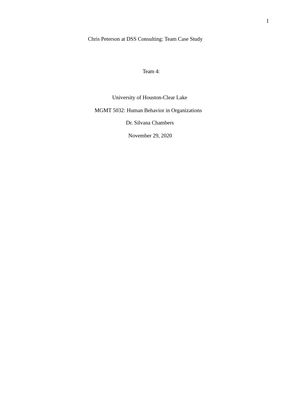 MGMT 5032  Human Behavior in Organizations  Case Study  Chris Peterson at DSS Consulting.odt_dpqr7pzodo4_page1