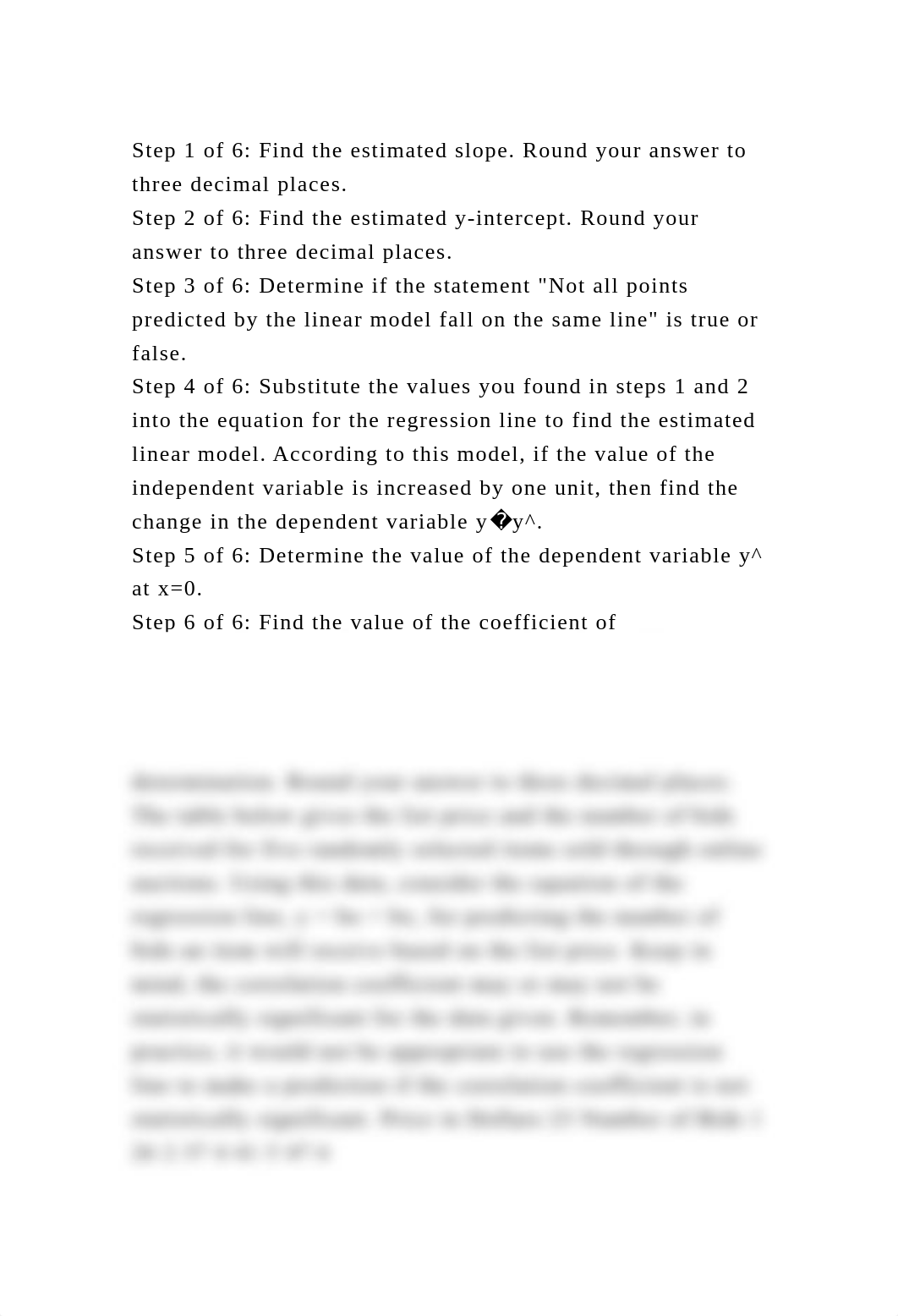 Step 1 of 6 Find the estimated slope. Round your answer to three de.docx_dpr1hylth75_page2